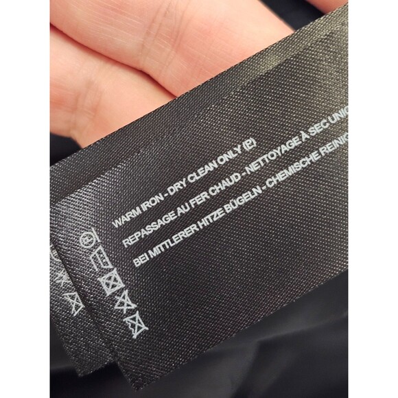 MDS Women's XS C/MEO Collective Can't Resist‎ Long Sleeve Romper Black Satin EUC - Picture 7 of 7